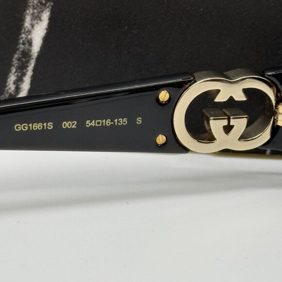 NEW GG1661S 002 GUCCI DARK HAVANA WOMEN GUCCI SUNGLASSES - Picture 13 of 14